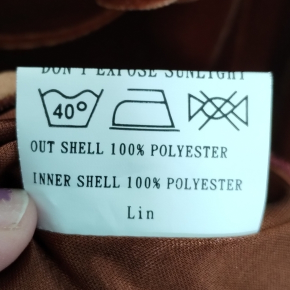 REVELRY Riley Convertible Velvet Bridesmaid Dress in Rust Size 20 - Picture 7 of 8